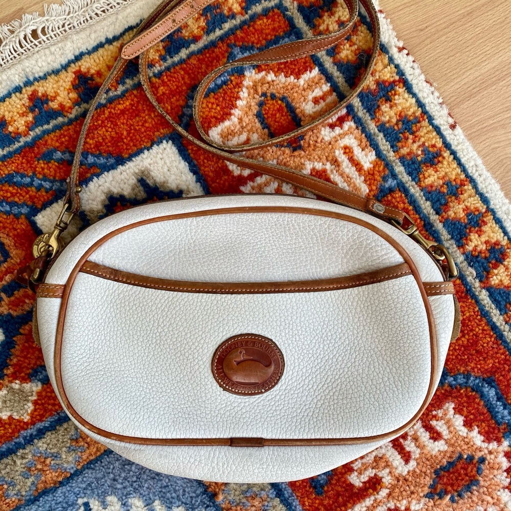 Vintage Dooney & Bourke Pebbled Oval Bag